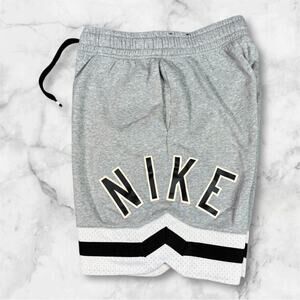 Nike Air Mens S Fleece Basketball Athletic Pick Up Game Classic Fit Gray